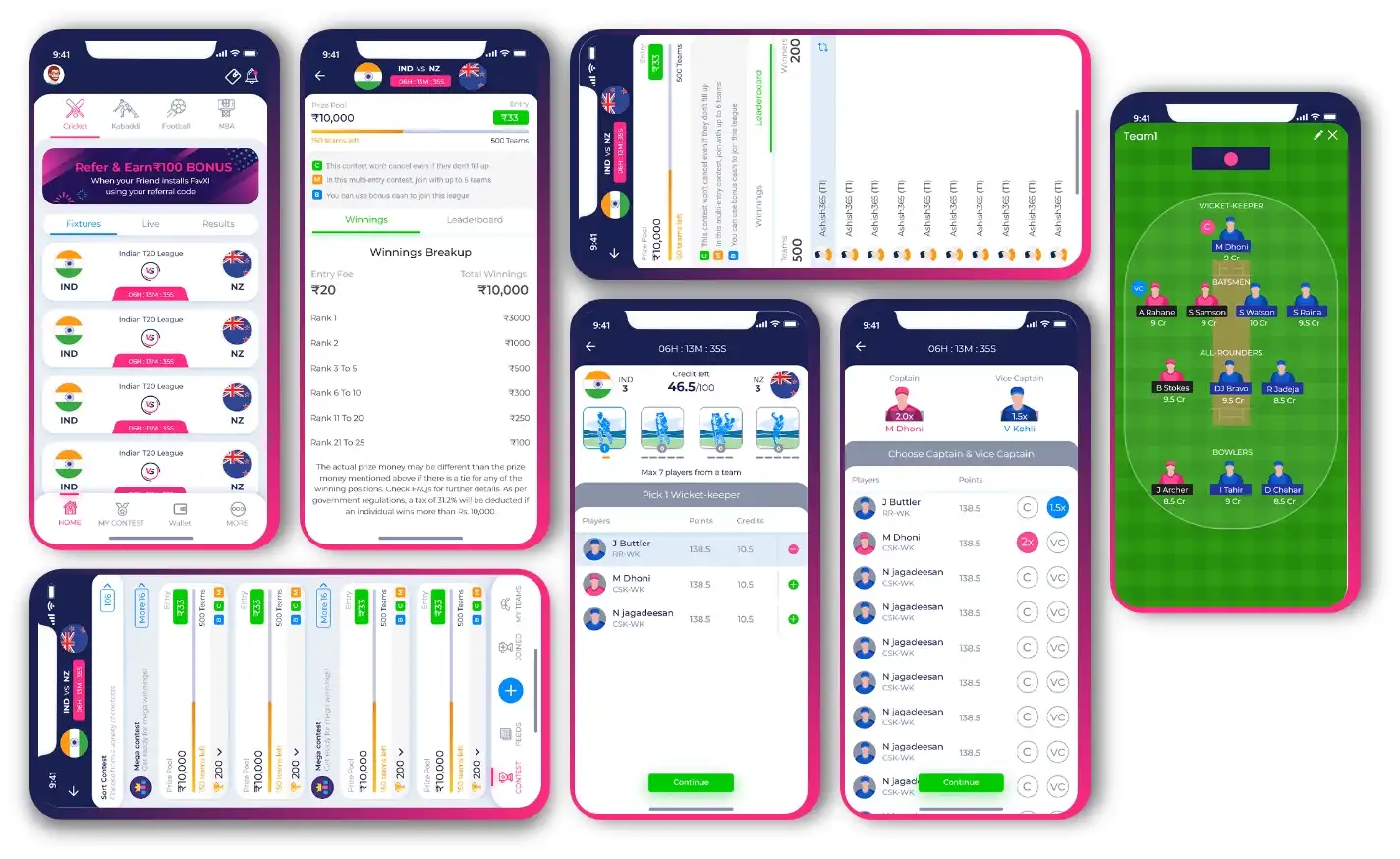 Fantasy Sports App development