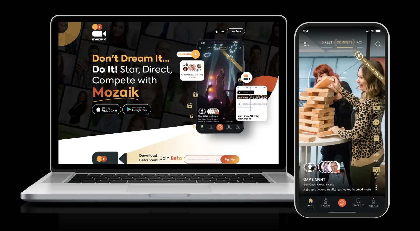 MusicTonight Portfolio Desktop