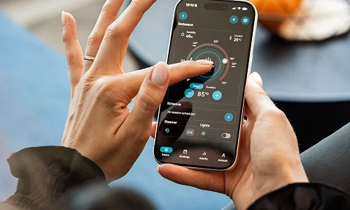 Multiple smartphones connected for diagnostics and compatibility testing