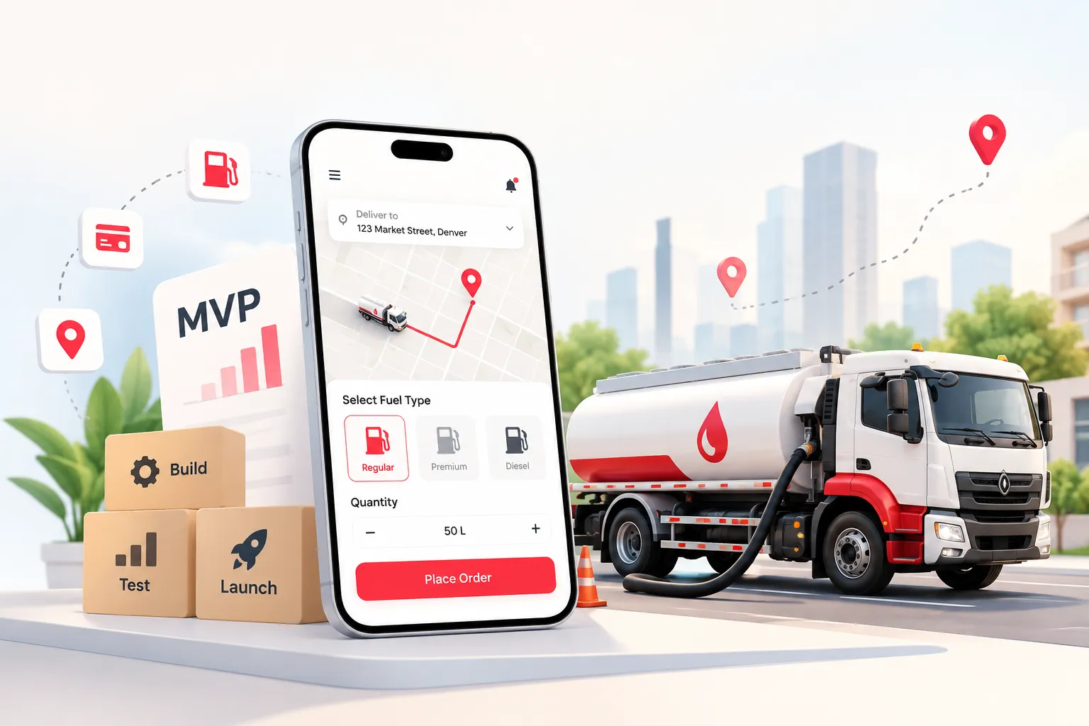 Launching a Fuel Delivery Startup? Start With the Right MVP