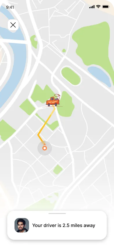 Fuel delivery app screen 4