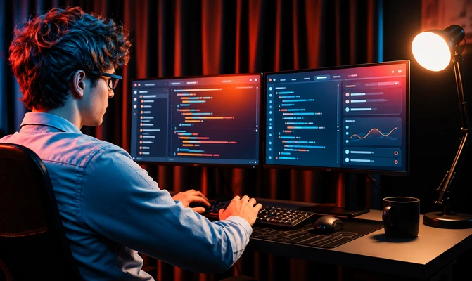Developer working under dedicated hiring model
