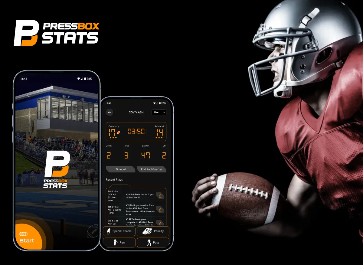 PressBox Football Stats app case study