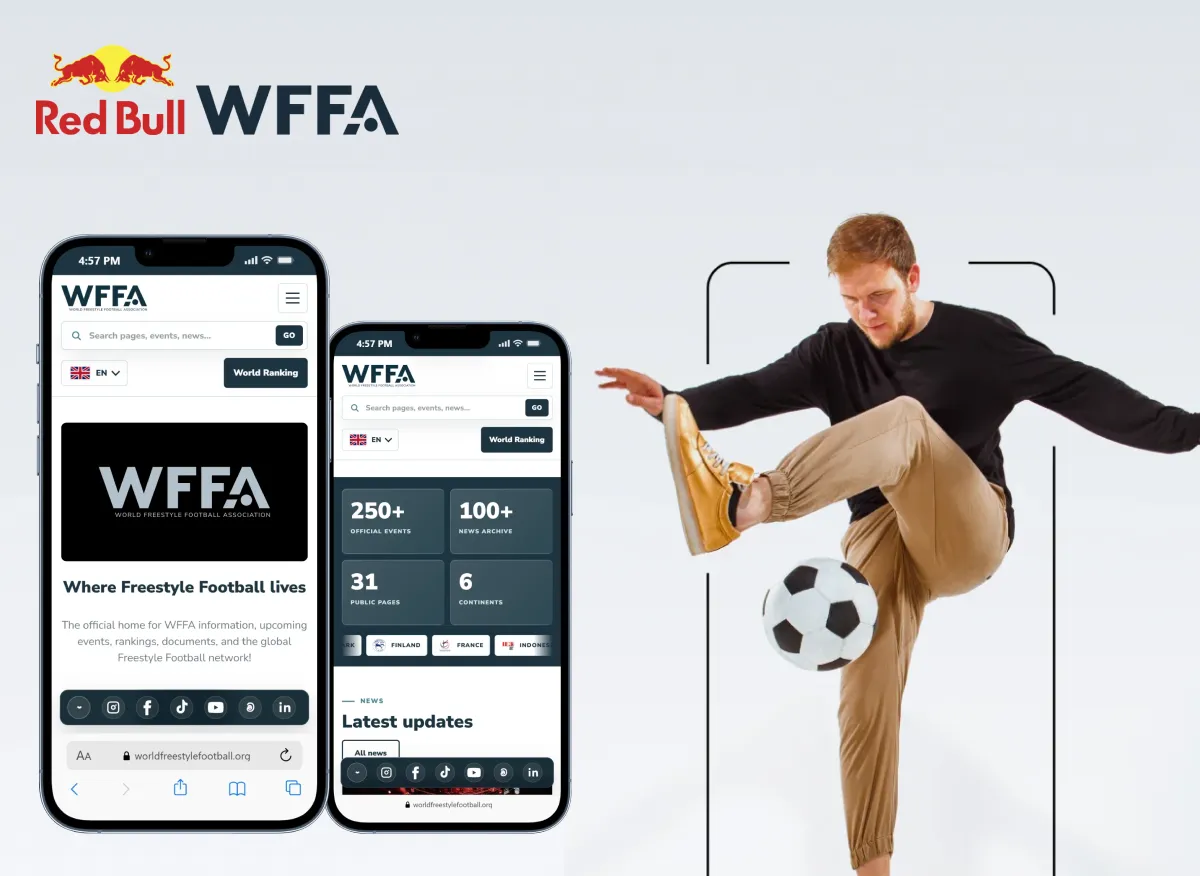 RedBull x WFFA app case study