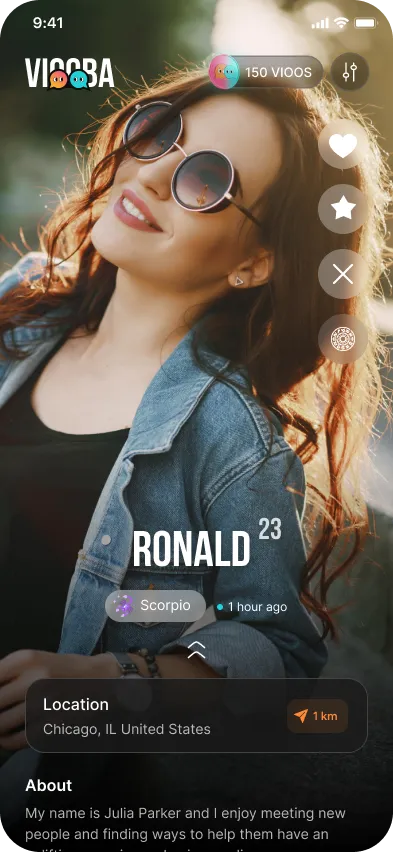 Viooba app screen