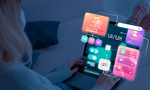 Smartphone app controlling a connected smart-home device