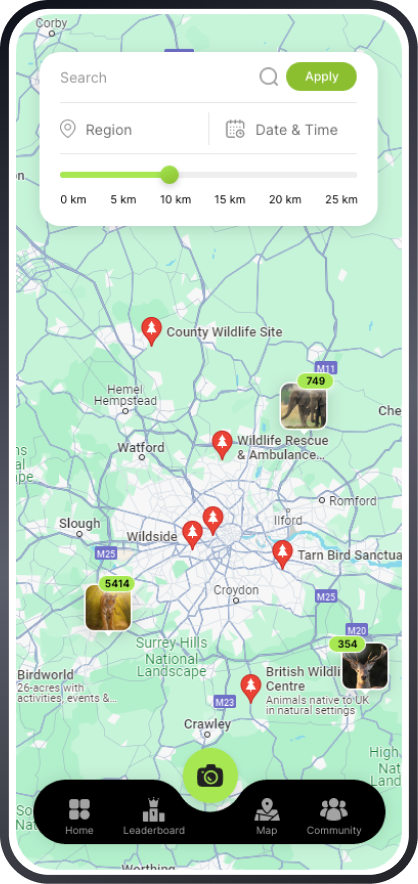 animallog app screen
