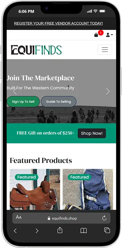 equifinds app screen