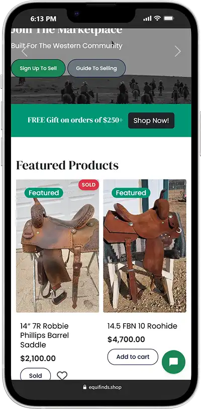 equifinds app screen