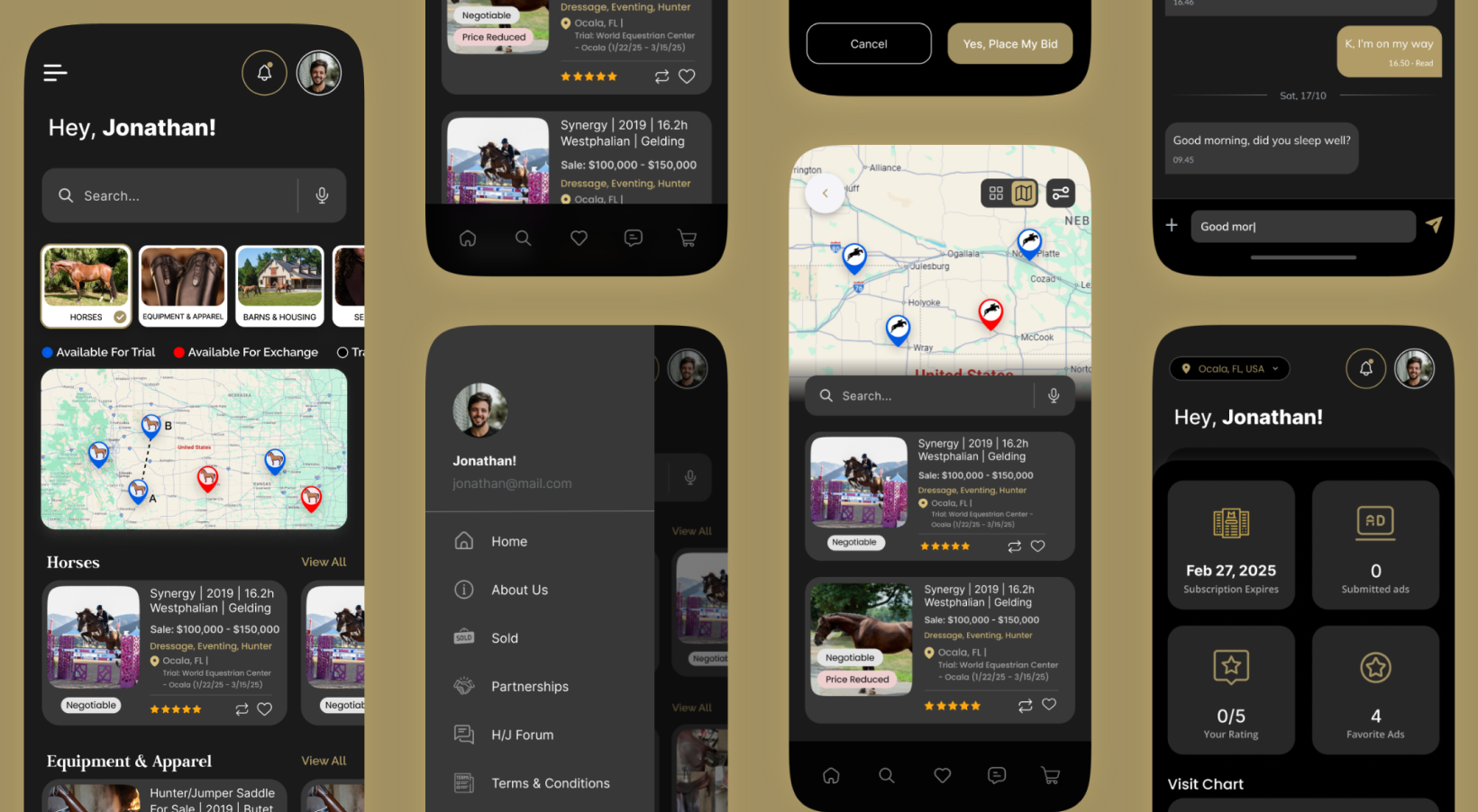 Equine Portfolio Desktop