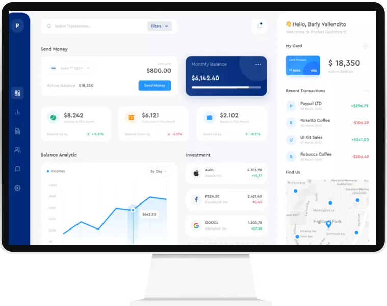 eWallet Admin Panel Features