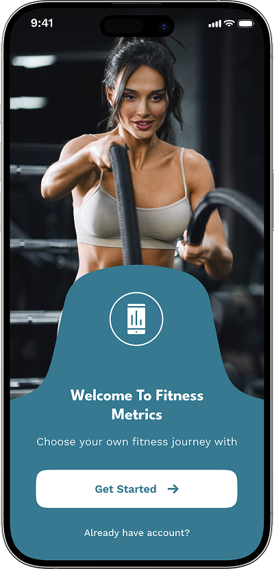 Fitness Metrics screen