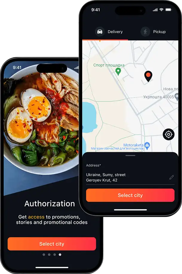 Food Delivery app development