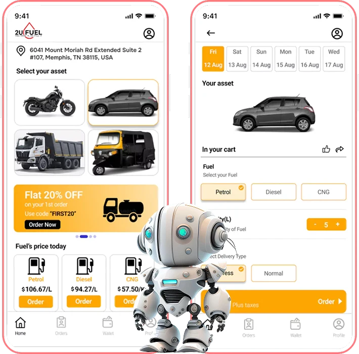 Fuel Delivery Mobile App