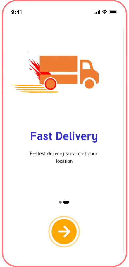 Fuel Delivery App screens