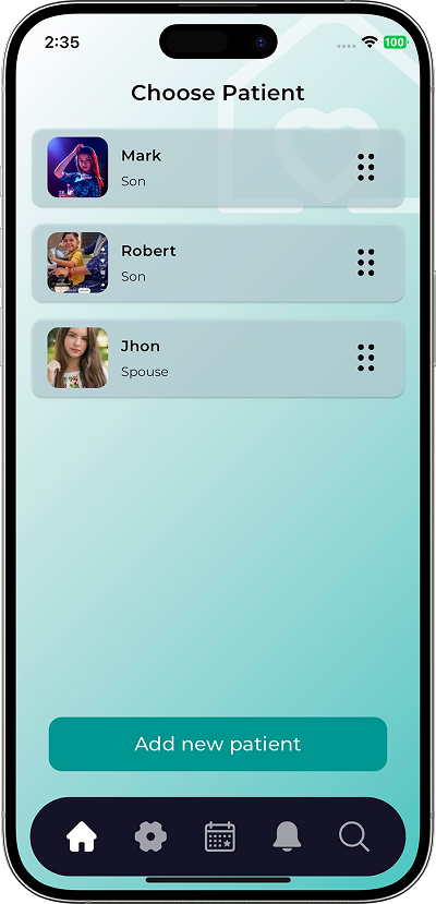 My Health Journal app screen