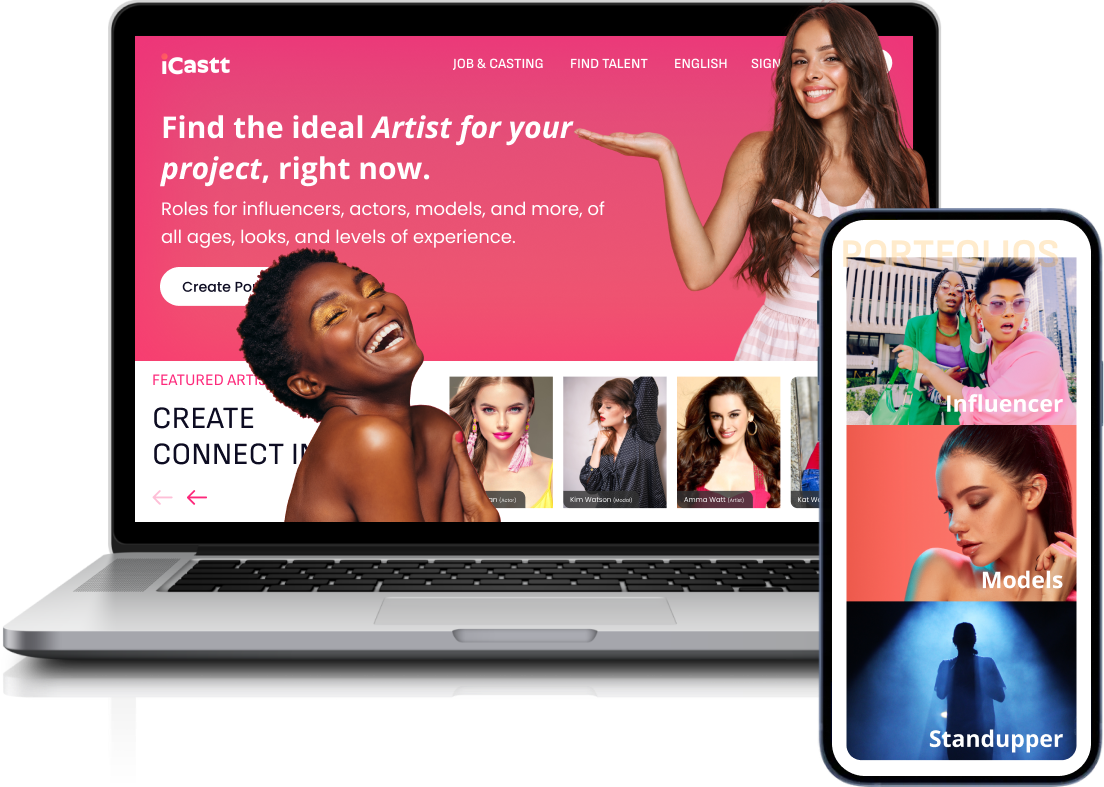 iCastt social media platform built by JPLoft