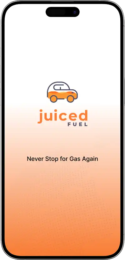 Juiced Fuel app screen
