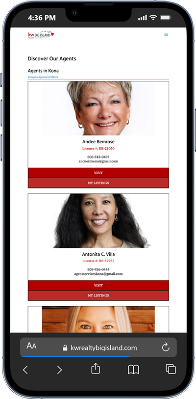 KW Big Island screen