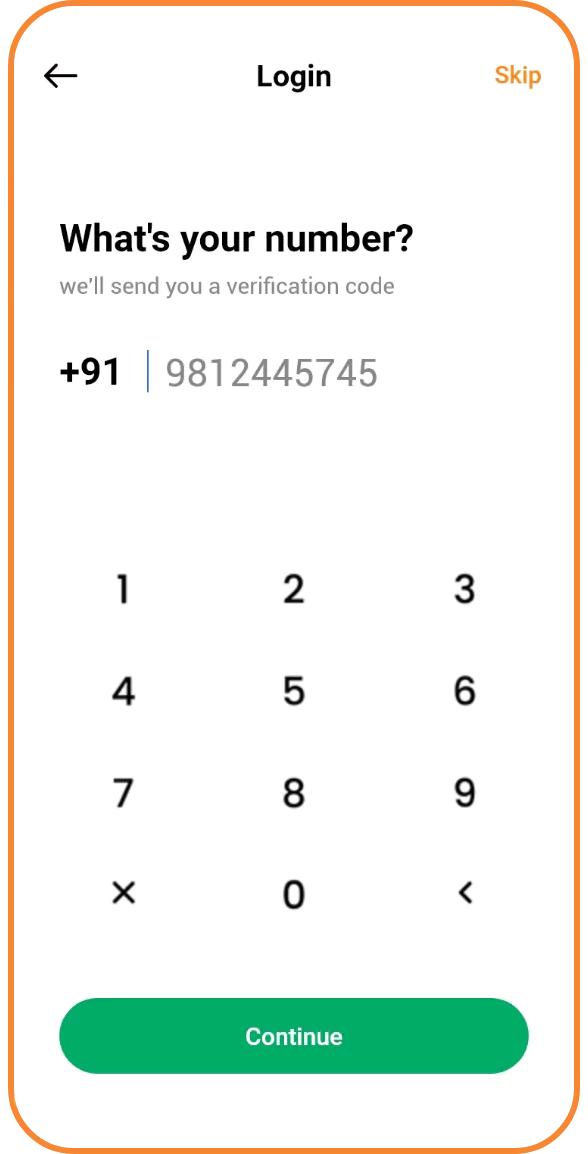 On-demand Laundry App Screen