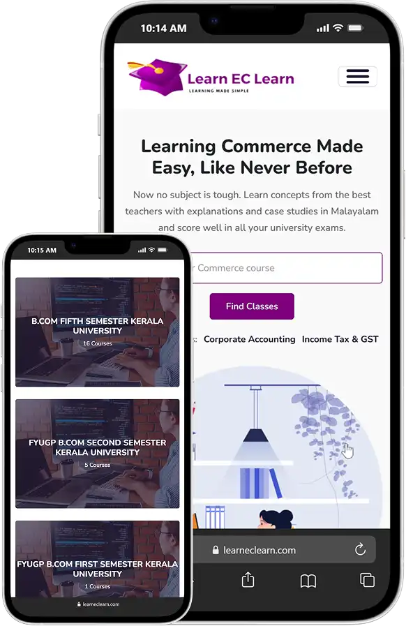 Learn EC Learn Mockup