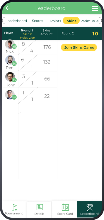 Medalist Golf screen