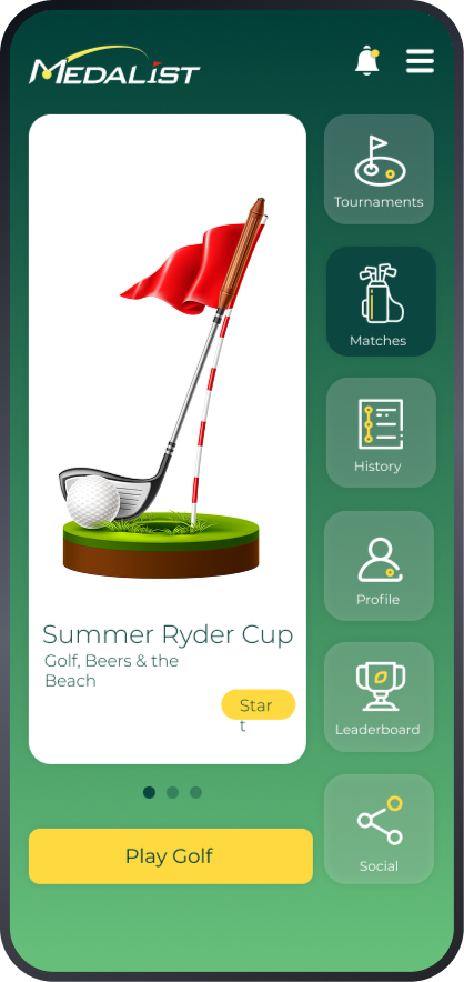 Medalist Golf screen
