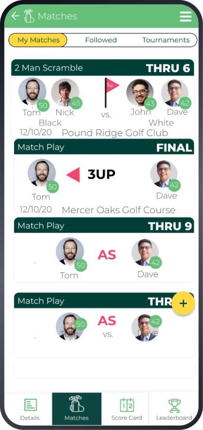 Medalist Golf screen