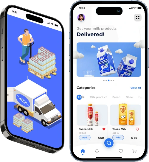 Milk Delivery App Development company