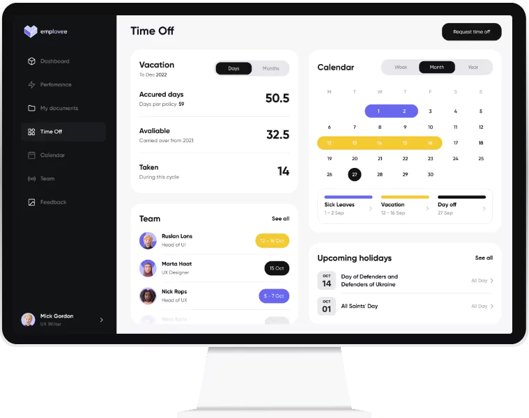 Admin Panel Features