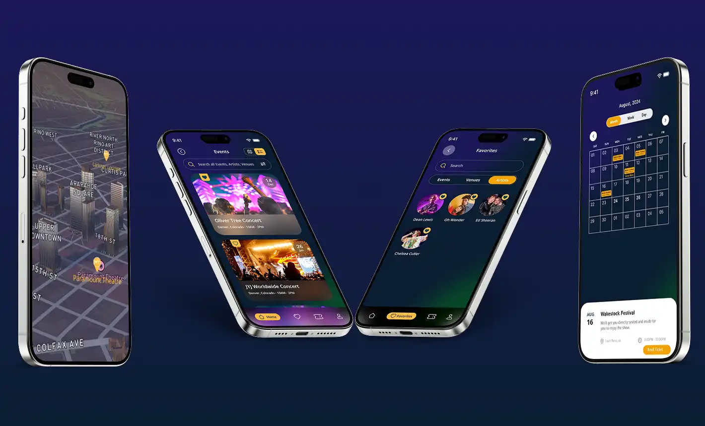 Eventurely Screens