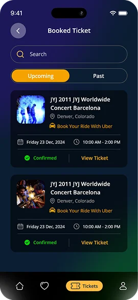 Eternal app screen