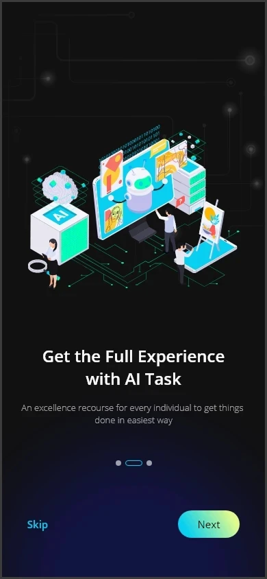 Eternal app screen