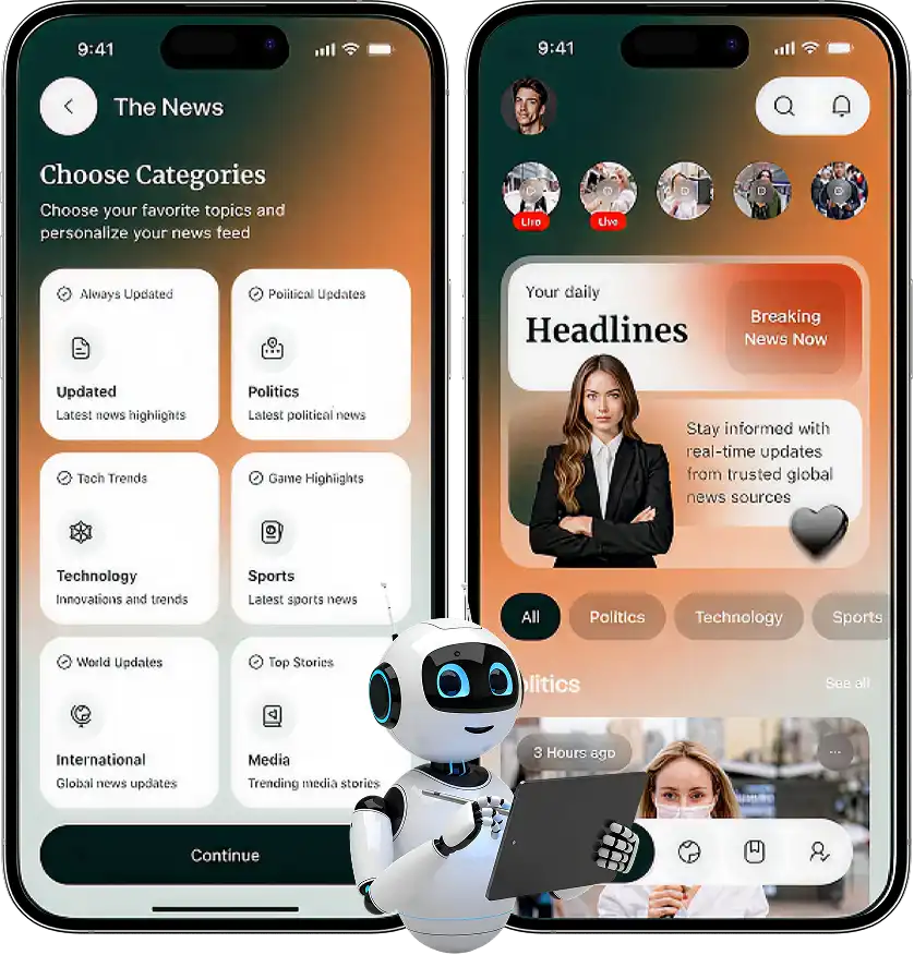 Transform News Experiences With AI-Powered App Development
