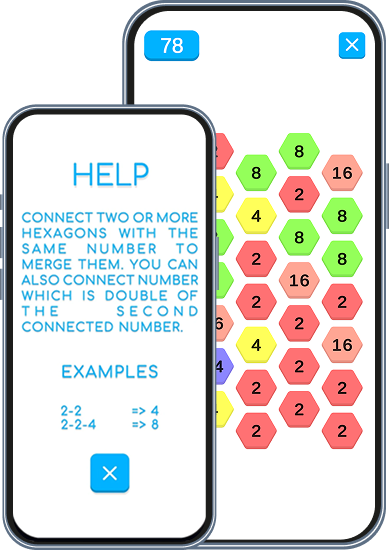 Num Hex game app built by JPLoft