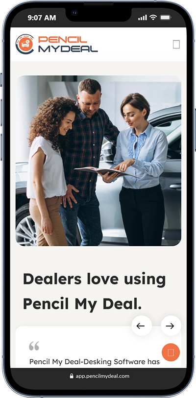 Pencil My Deal Screen