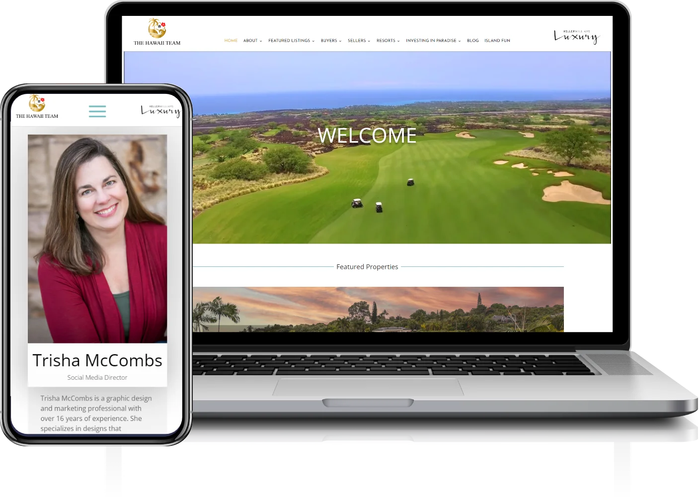 Hawaii Team real estate platform built by JPLoft