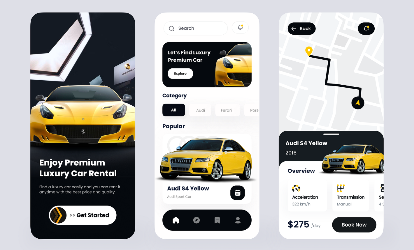 Car Rental App Development