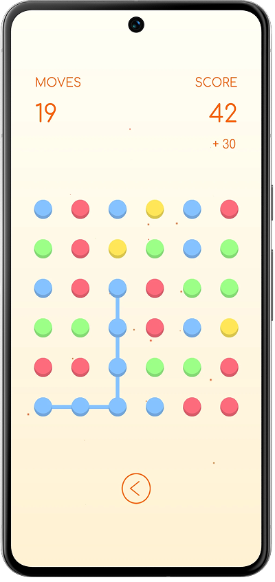 Simple Dot Connect screen