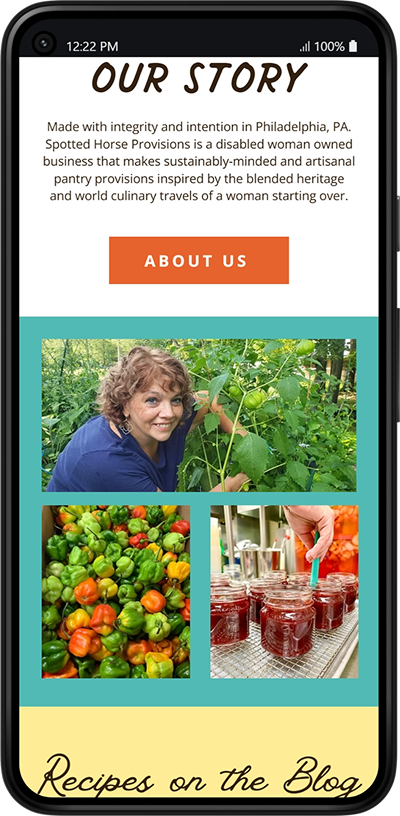 spotted horse screen