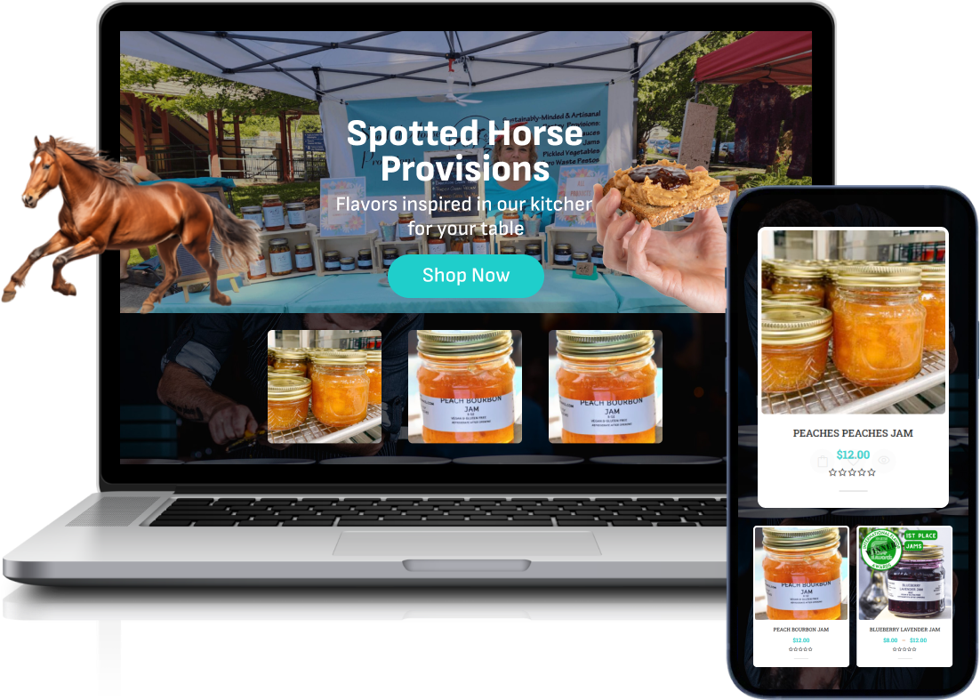 Spotted Horse Provisions ecommerce  platform built by JPLoft