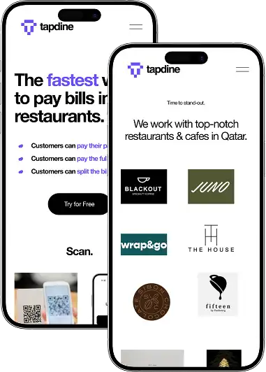 Tapdine Web built by JPLoft