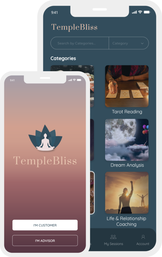 Templebliss App portfolio