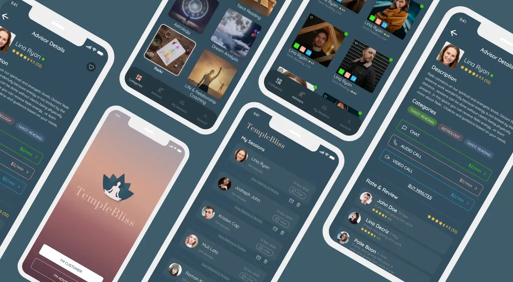 temple bliss Portfolio Desktop