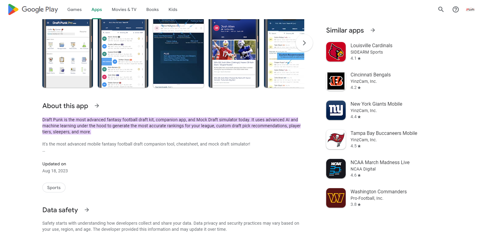 best fantasy football apps