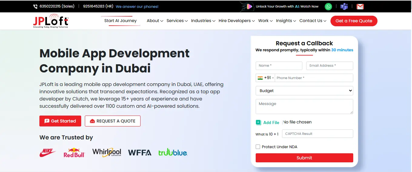 20 Best Mobile App Development Companies in Dubai