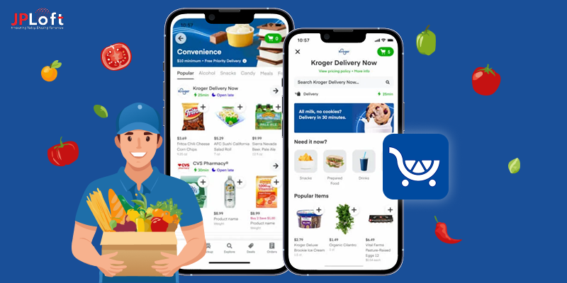 How to Develop a Grocery Delivery App like Kroger?