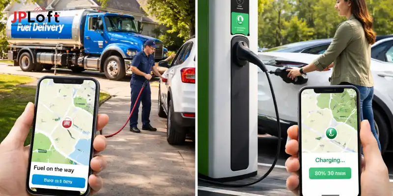 Fuel Delivery App vs EV Charging App