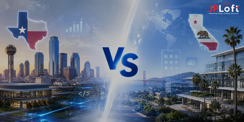 Texas vs California: Where Should You Build Your Mobile App Startup?