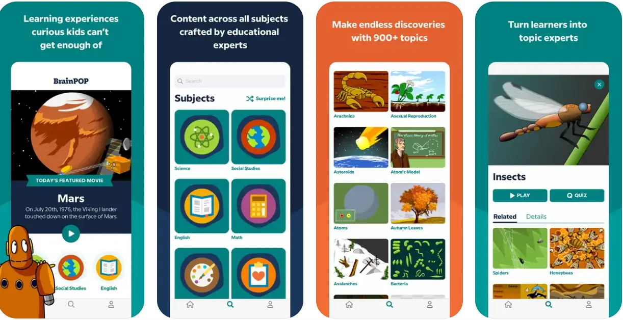 BrainPop Educational App